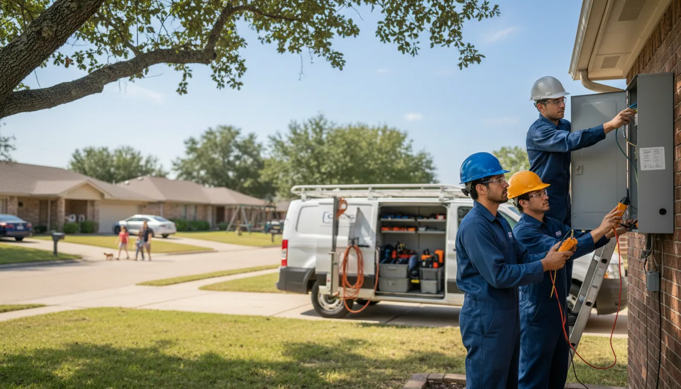 Certified electrician providing emergency electrical services in Grove City, OH